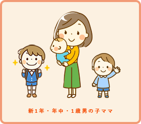 新1年・年中・1歳男の子ママ