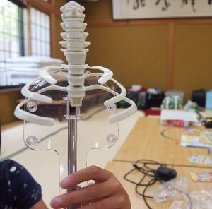 肋骨が三段になった