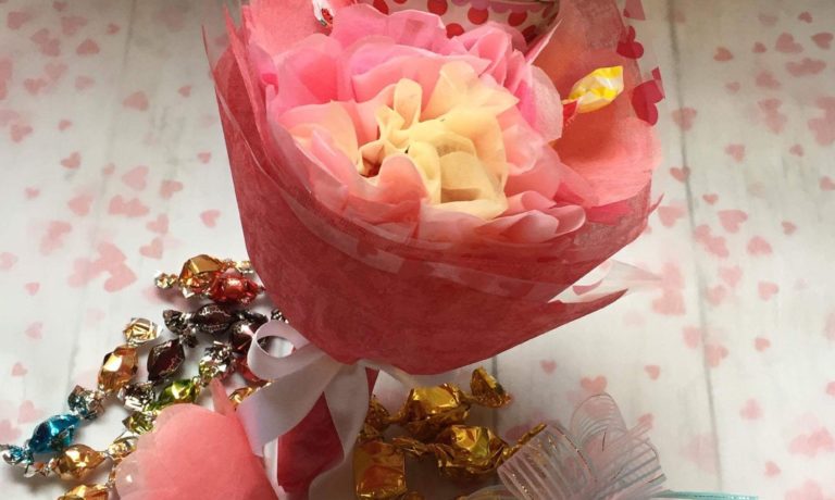 お菓子を選んで キャンディーブーケを作ろう(800円)