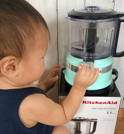 KitchenAid フードプロセッサー 時短 離乳食 みじん切り 1.1L 黒-