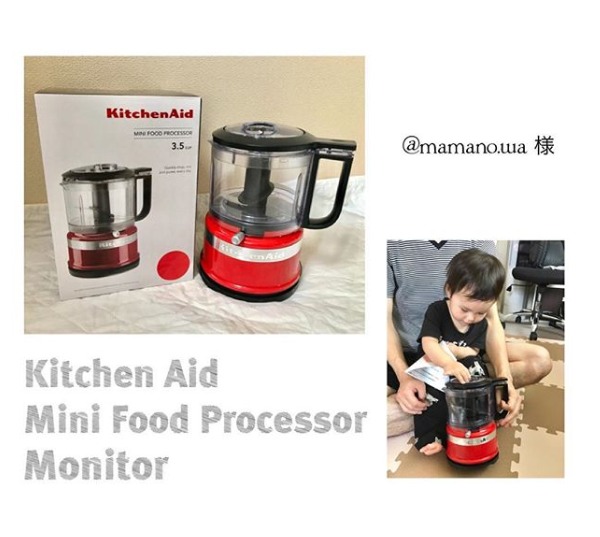 KitchenAid フードプロセッサー 時短 離乳食 みじん切り 1.1L 白