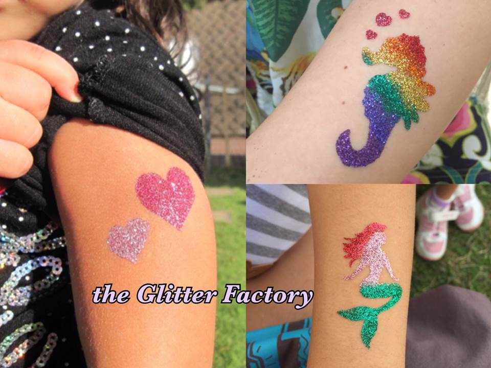 キラキラ　ボディアート