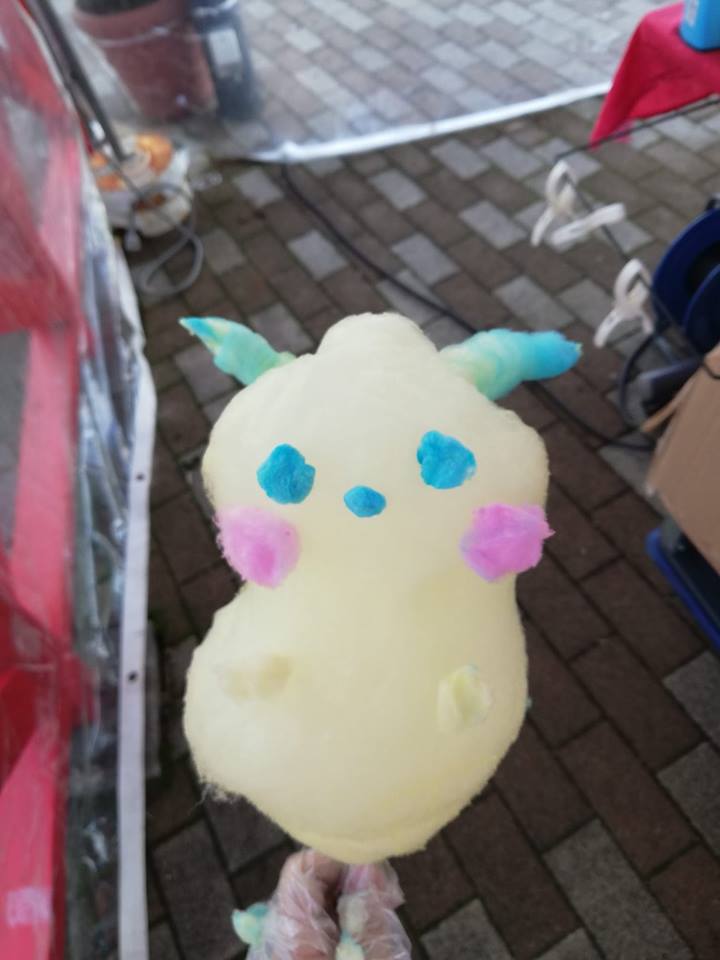 わたあめアート