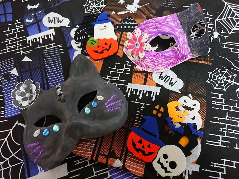 ハロウィンマスクを作ろう♪