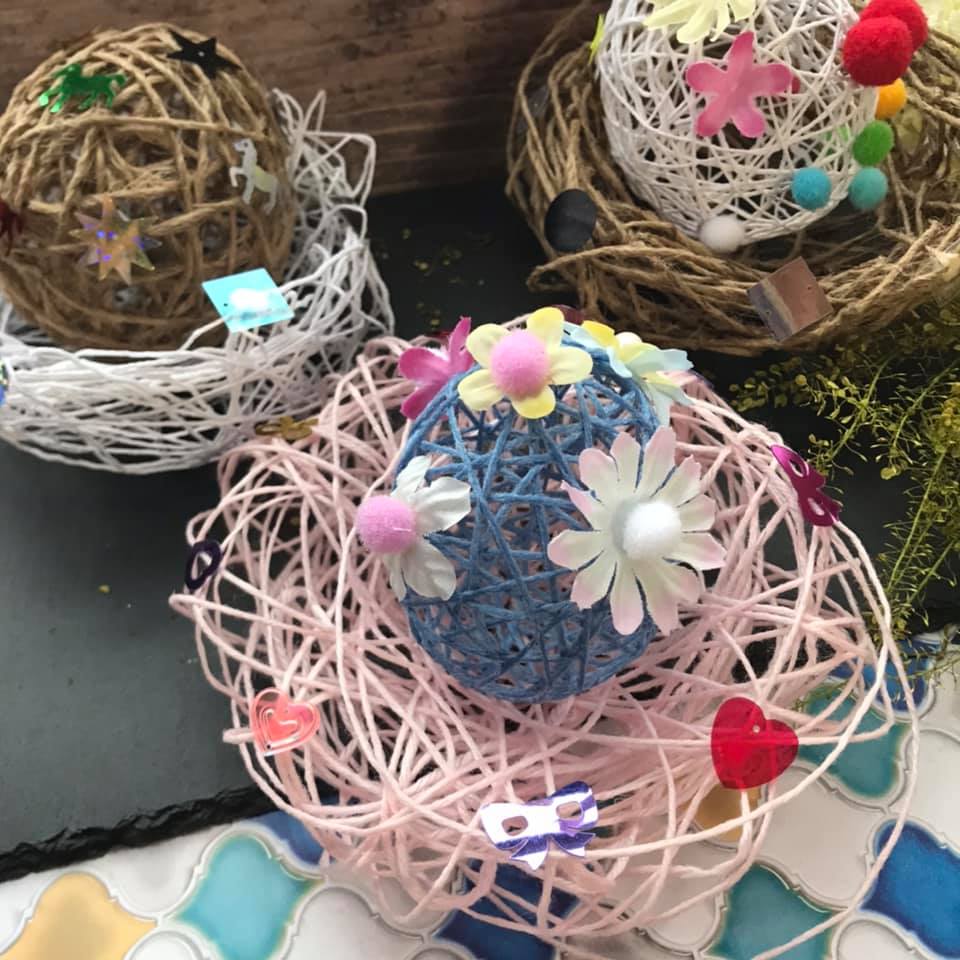 コットンボールで可愛いEGGを作ろう