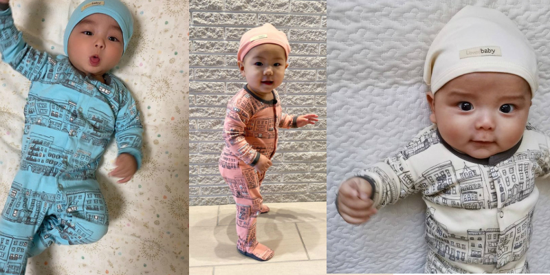 L’ovedbaby のロンパース「Footed Overall」と「Cute Cap」モニターママの口コミ！