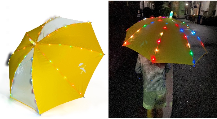 子どもがよろこぶ遊び心と安心安全を兼ね備えたキッズ傘「ぴかぴかさ」モニター募集！