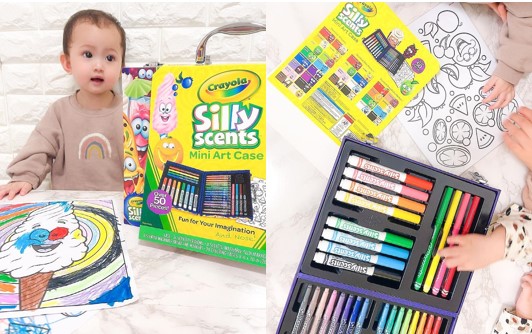 豊富なお絵かきツールが詰まった「シリーセンツ インスピレーションアートケース ミニ」モニターママの口コミ！