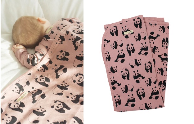 プレゼント！赤ちゃんの体をやさしく包むオーガニック素材のブランケット　L’ovedbaby「Swaddling Blanket」