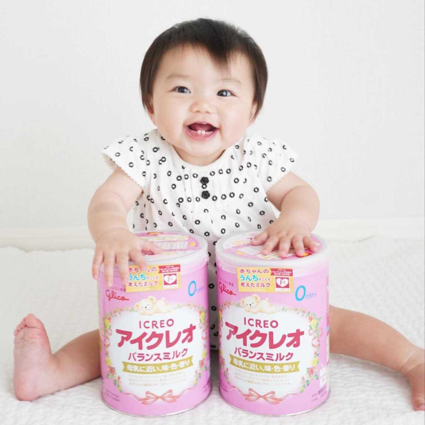 母乳で育てている赤ちゃんのうんちをめざしています。「アイクレオ