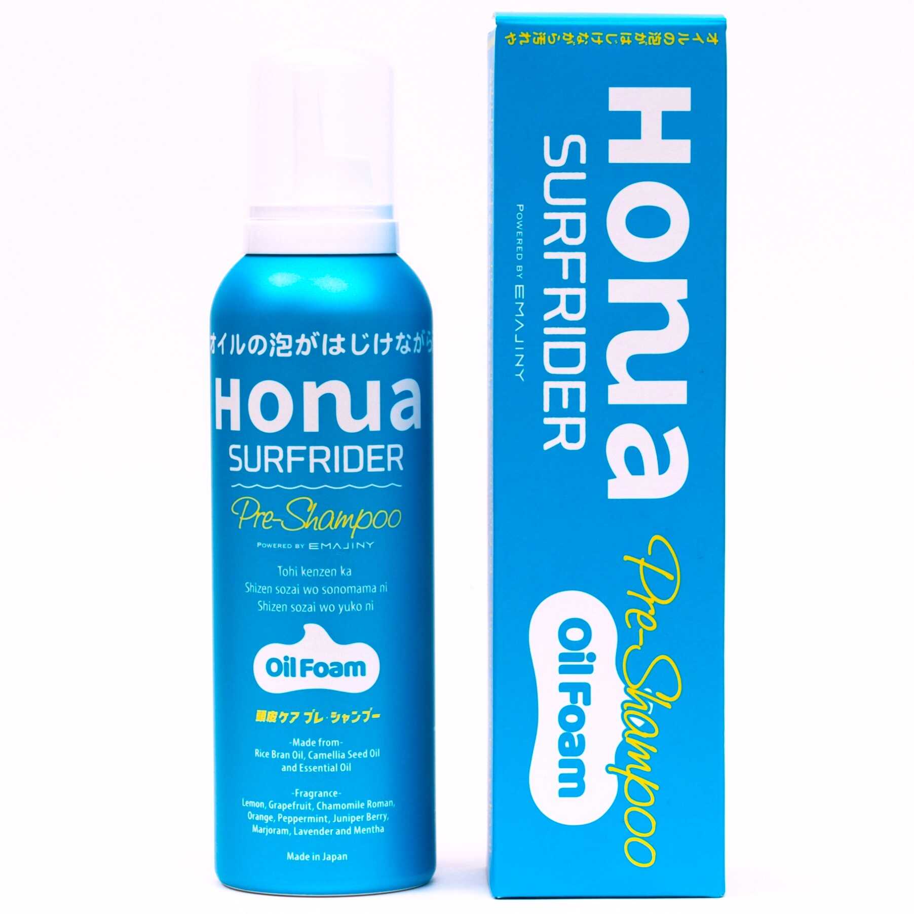 プレゼント！泡のオイルで南国サロンのヘッドスパ♪シャンプー前の新習慣に「HONUA surfriderプレシャンプー」