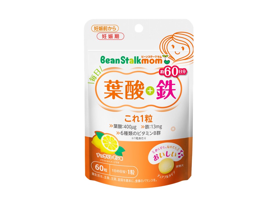 ビーンスタークマム 毎日葉酸＋鉄 これ1粒