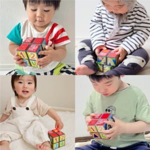 わんわんのバイリンガル・知育キューブ