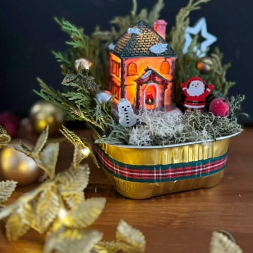 光るお家で作るクリスマスの森