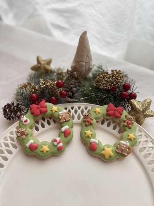 クリスマスリース作り