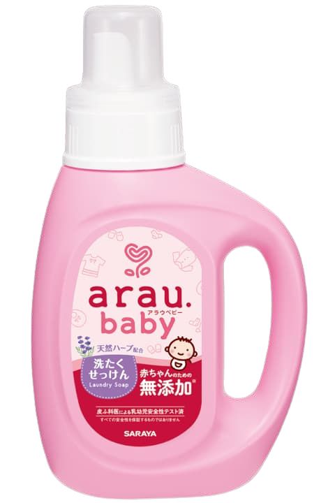 アラウ.ベビー 洗たくせっけん ラベンダー&スペアミント（サラヤ）