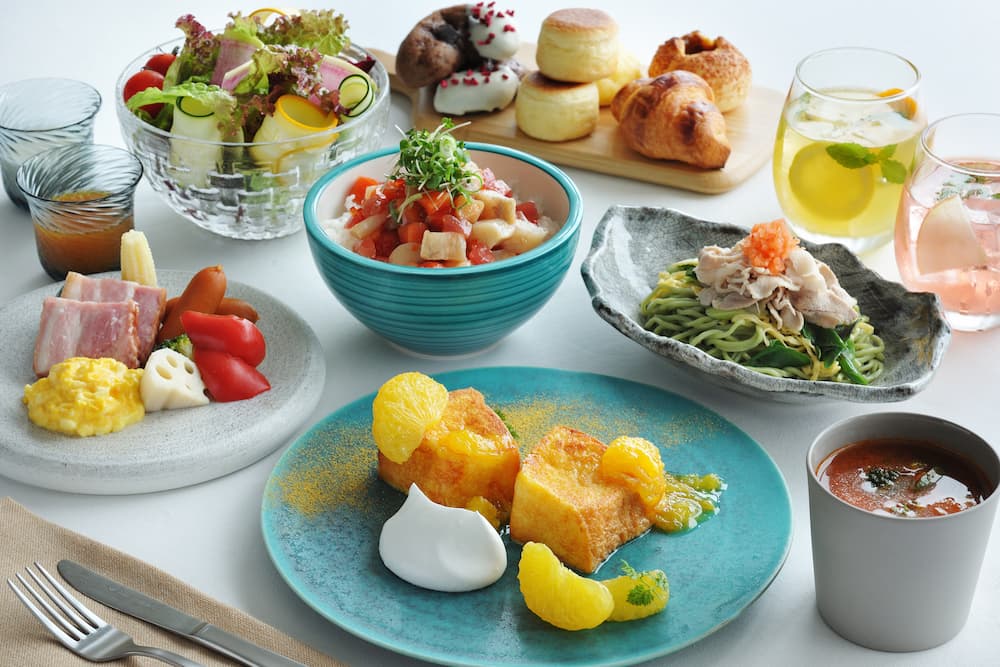 【リゾナーレ下関】PUKU PUKU朝食_卓上イメージ (3)